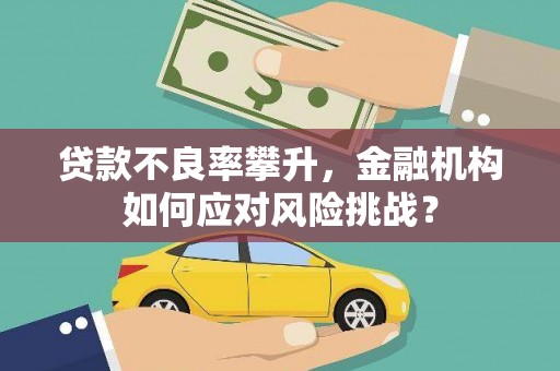 广德贷款不良率攀升，金融机构如何应对风险挑战？