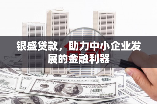 广德银盛贷款，助力中小企业发展的金融利器