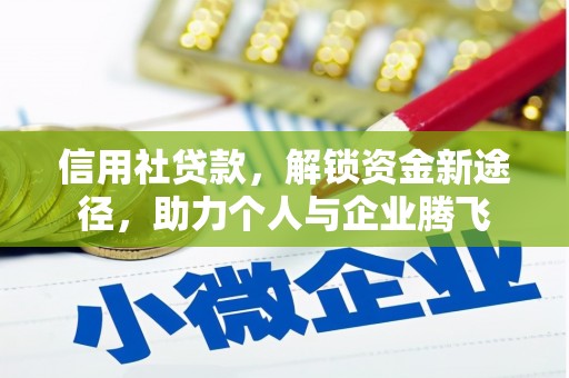 广德信用社贷款，解锁资金新途径，助力个人与企业腾飞