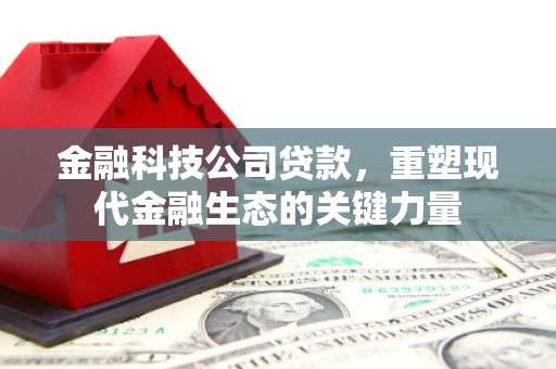 广德金融科技公司贷款，重塑现代金融生态的关键力量